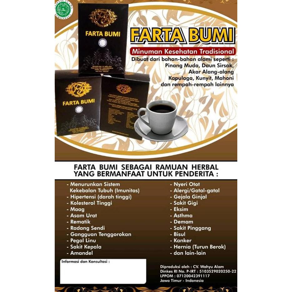 

Ready Stock] Jamu Farta Bumi