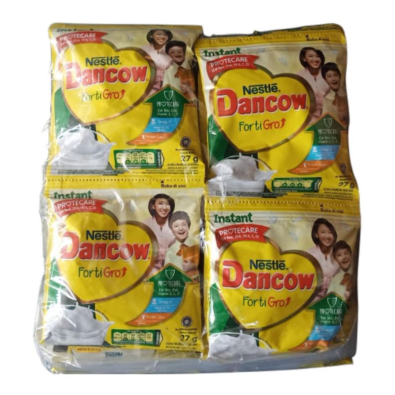 

Susu Dancow Fortigro sachet 1 renceng(¹⁰sachet)