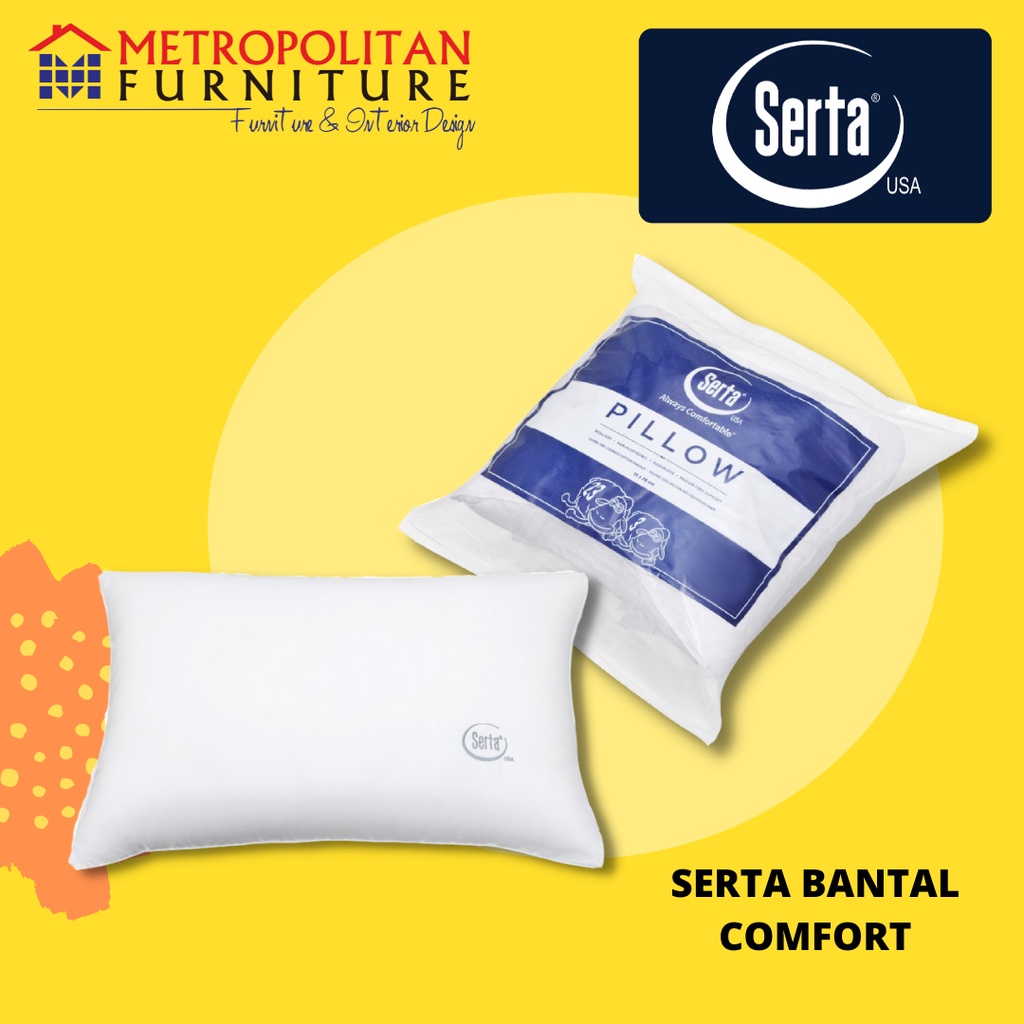 Bantal SERTA Comfort Fiber Pillow / Serta Pillow Comfort Fiber Empuk