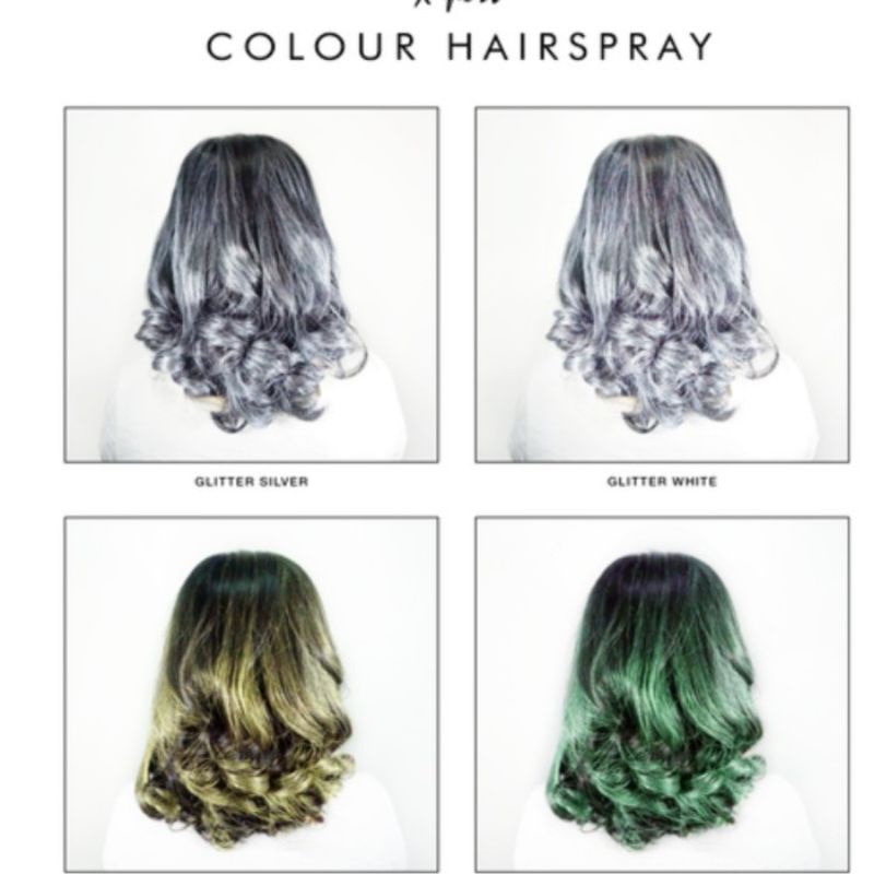 X-pert | Xpert Hair Spray Color | Hair Spray Colour | Hair Spray Warna Non Permanent 75ml