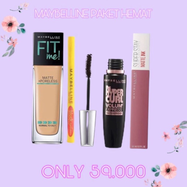 Paket Maybelline Fit Me Set 4IN1