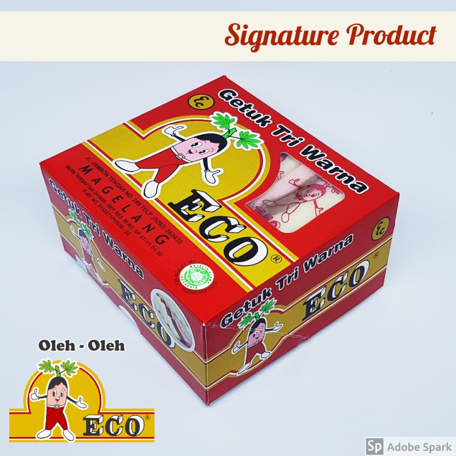 

Getuk Tri Warna ECO oleh-oleh Asli Magelang isi 16