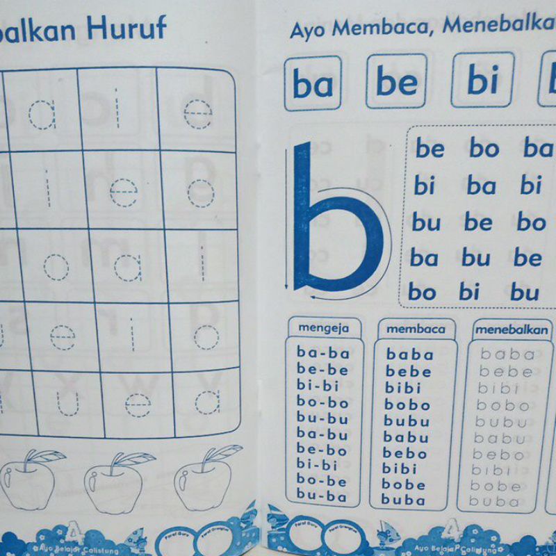 Buku Ayo Belajar Calistung Membaca Menulis Menghitung