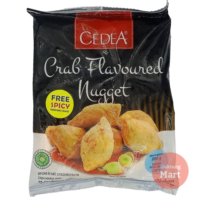 

Cedea Crab Nugget 200gram Naget Kepiting Termasuk Teriyaki Sauce