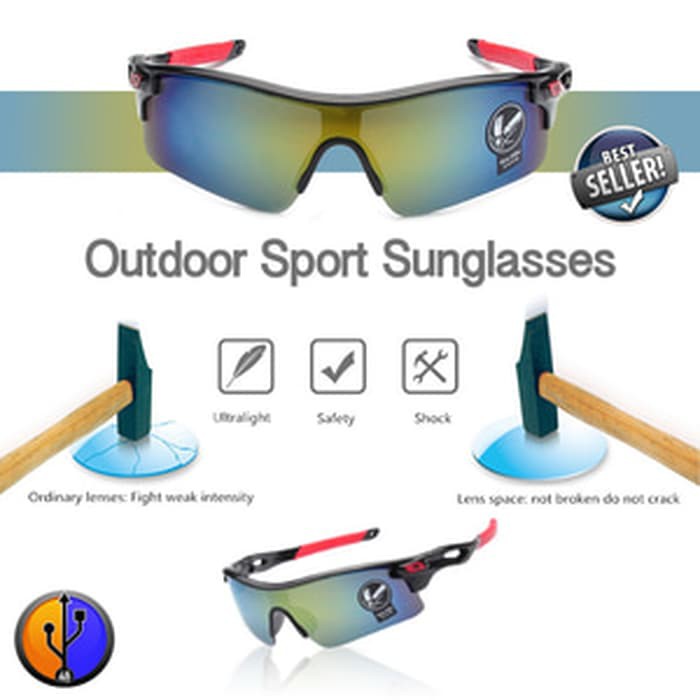 KACAMATA GOWES SEPEDA ANTI UV OUTDOOR