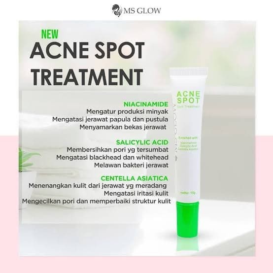 Serum Acne Spot MS Glow Original Acne Gel Acne Treatment Penghilang Jerawat msglow skincare