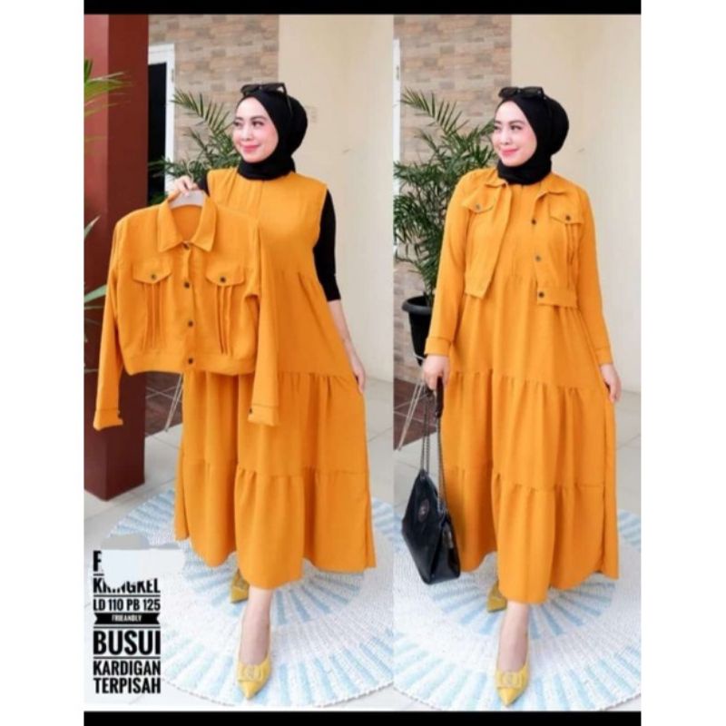 Set rompi/Midi set rompi cringkle airflow premium