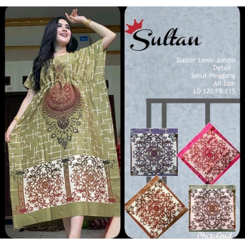 Daster Lowo Jumbo ld 110 - ld 125 Batik Sultan Marlin Zara