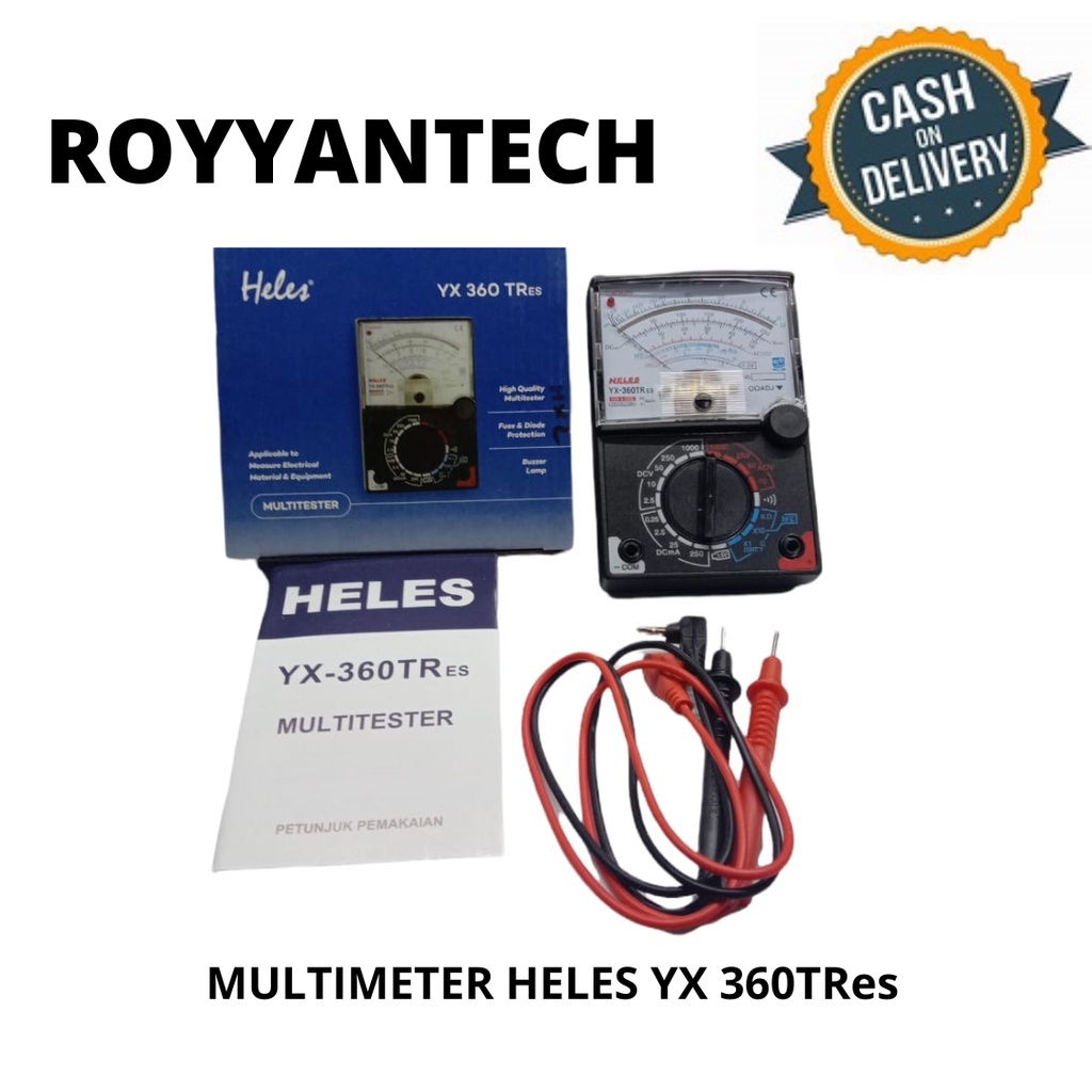 MULTIMETER HELES YX 360 TRES AVOMETER MULTITESTER YX-360 TRES HELES