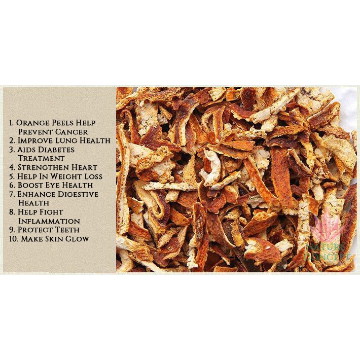 Kulit Jeruk Kering Iris Potongan Dried Orange Peel Chen Pi Cen Pi