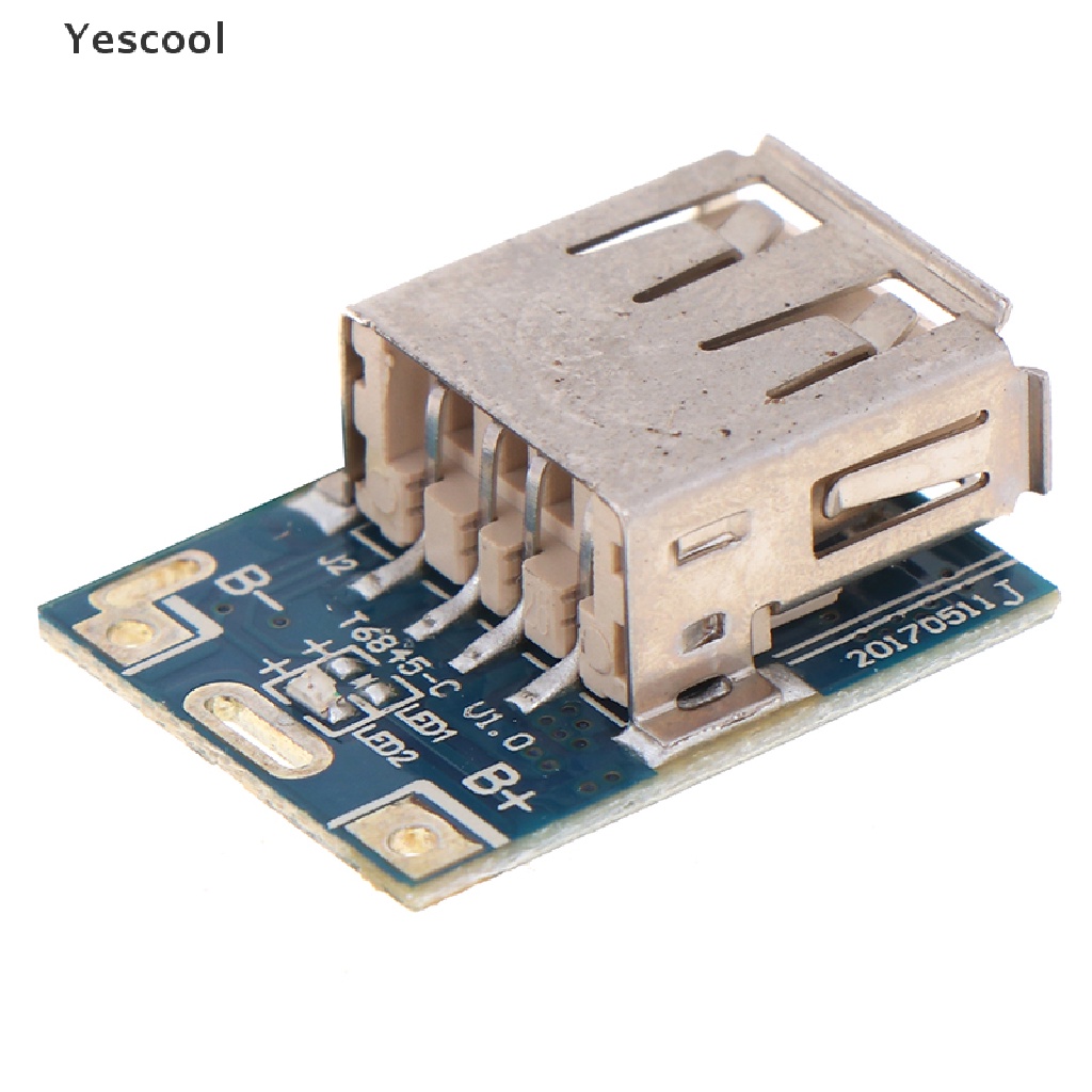 Yescool 1pc Papan Modul Charger Power Bank Micro USB 5V Lithium Li-ion 18650 DIY