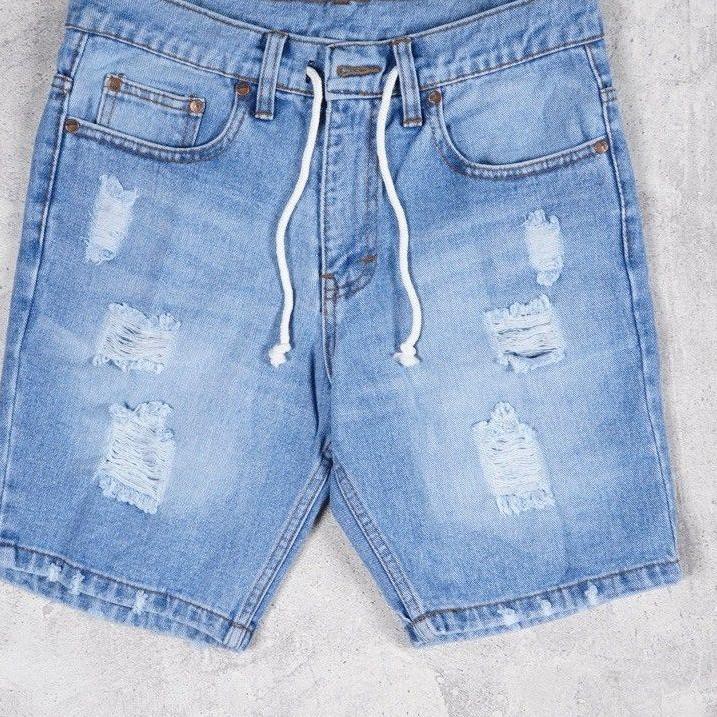 Ready Stok CELANA PENDEK JEANS SOBEK ORIGINAL VIROZA/VOLCOM/INSIGHT SIZE 27-33 COD