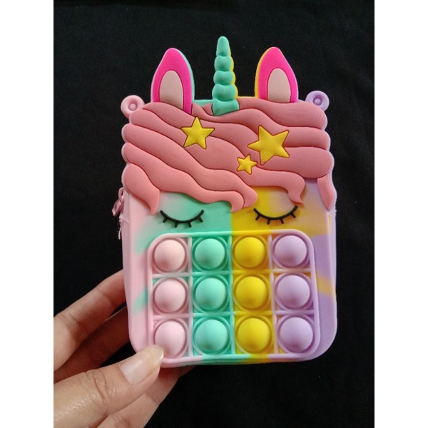 Tas pop it unicorn rainbow