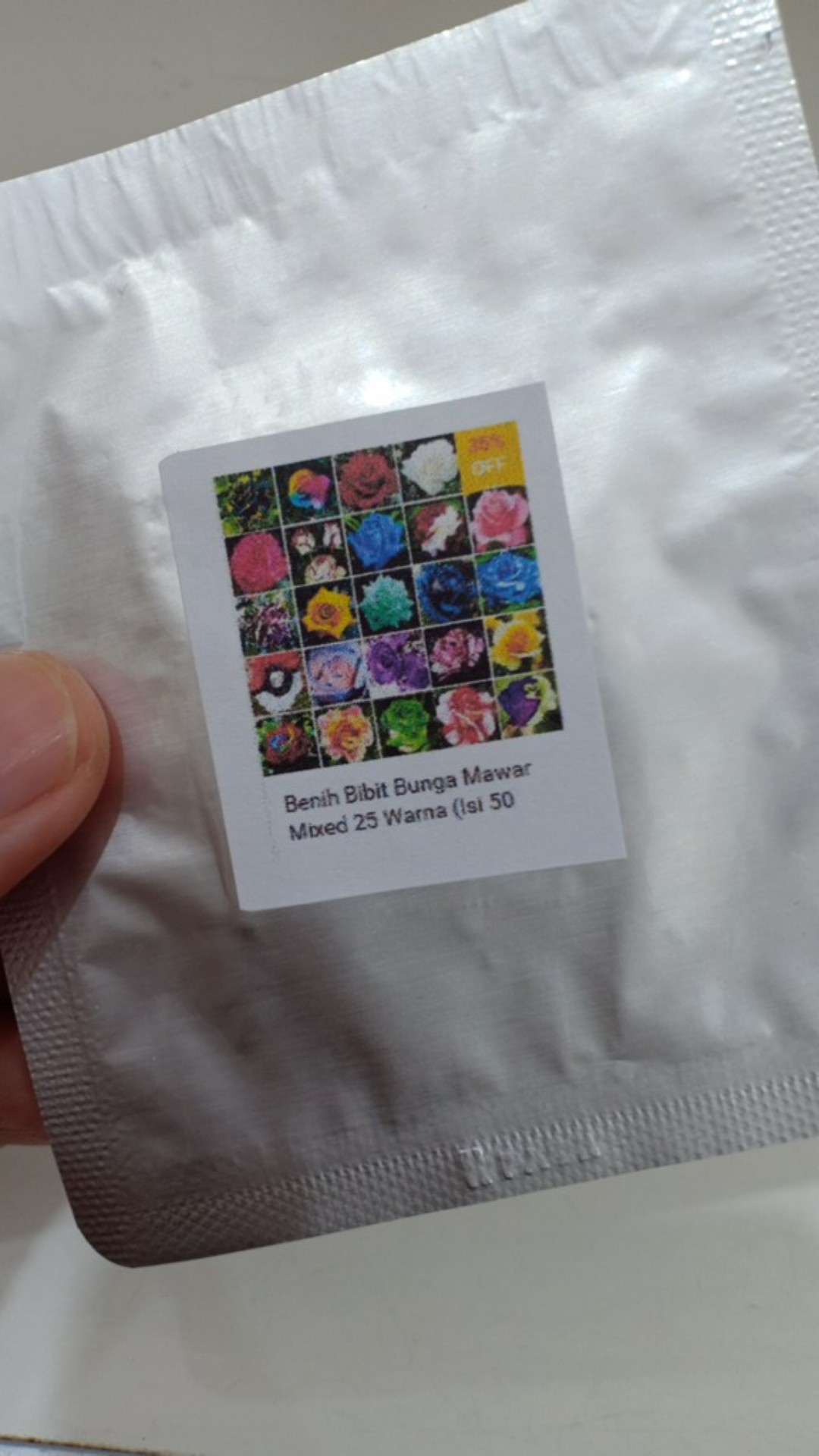 Benih Bibit Bunga Mawar Mixed 25 Warna (isi 50 Biji)