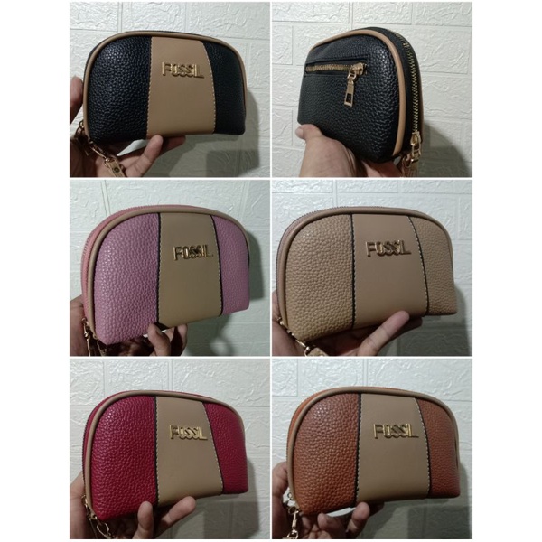 Dompet Hp Dan Uang Wanita PAPIRUT Kerang Oval Pouch Serbaguna handbag kosmetik make up ibu-ibu terbaru