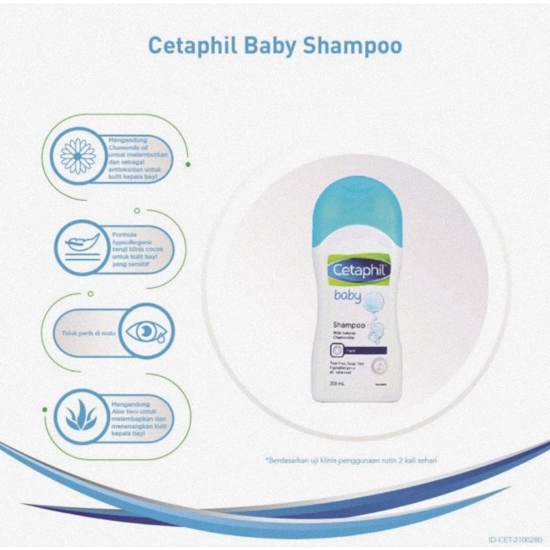 Cetaphil Baby Shampoo 200 ml - Shampo Bayi