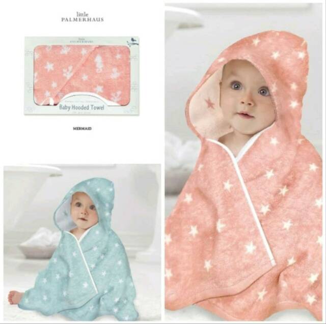 Handuk Berhoodie untuk Bayi dan Anak / Little Palmerhaus Baby Hooded Towel (60×120)