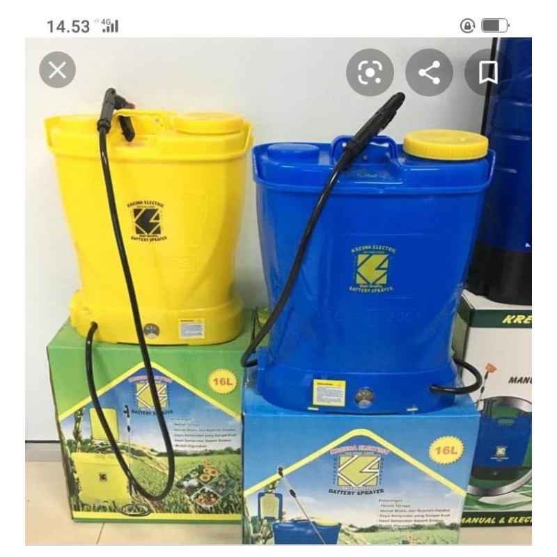 TENGKI SPRAYER ELEKTRIK KRESNA