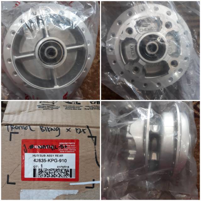 Tromol belakang supra 125 cakram