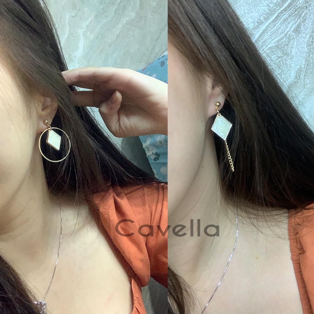 Premium Earring Anting by Cavella - Model : Opalite ER014