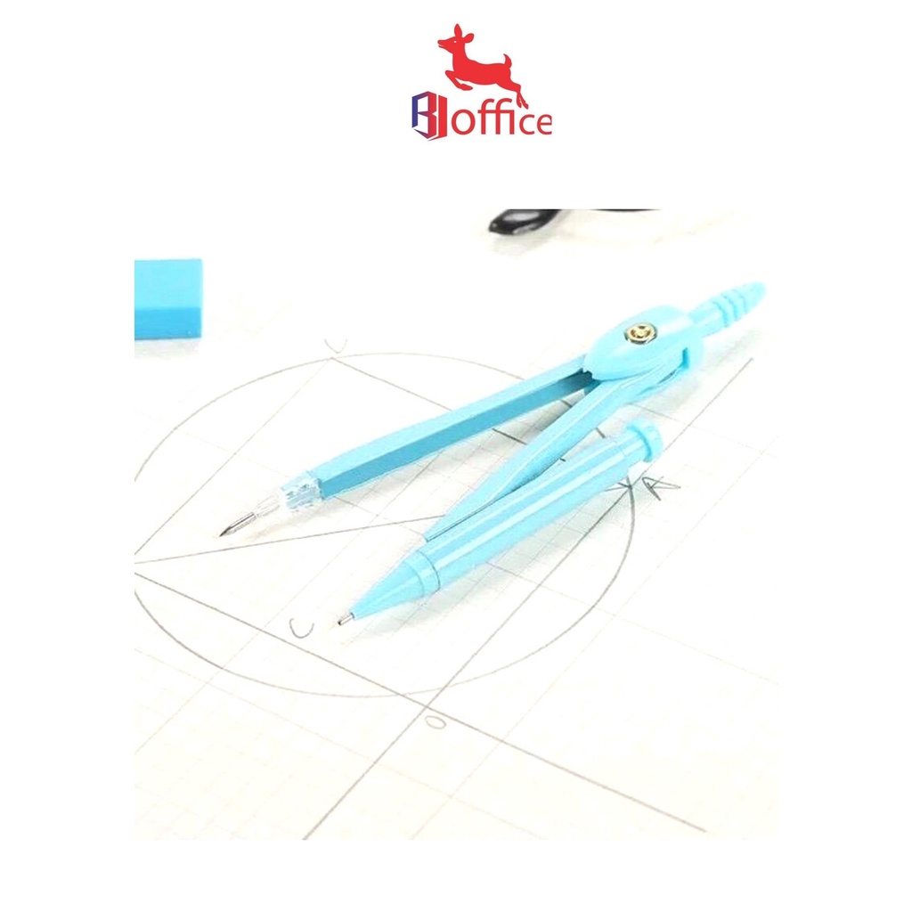 

JANGKA SEKOLAH COMPASS MEKANIK PENSIL LUCU SET/ Jangka Set PRL-2704 / Compas Set Lucu