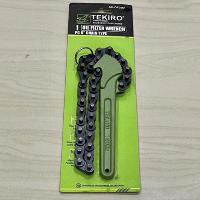 TEKIRO ASLI 6” Kunci RANTAI pembuka saringan oli mobil Solar Kunci filter oli oil filter wrench 6 in