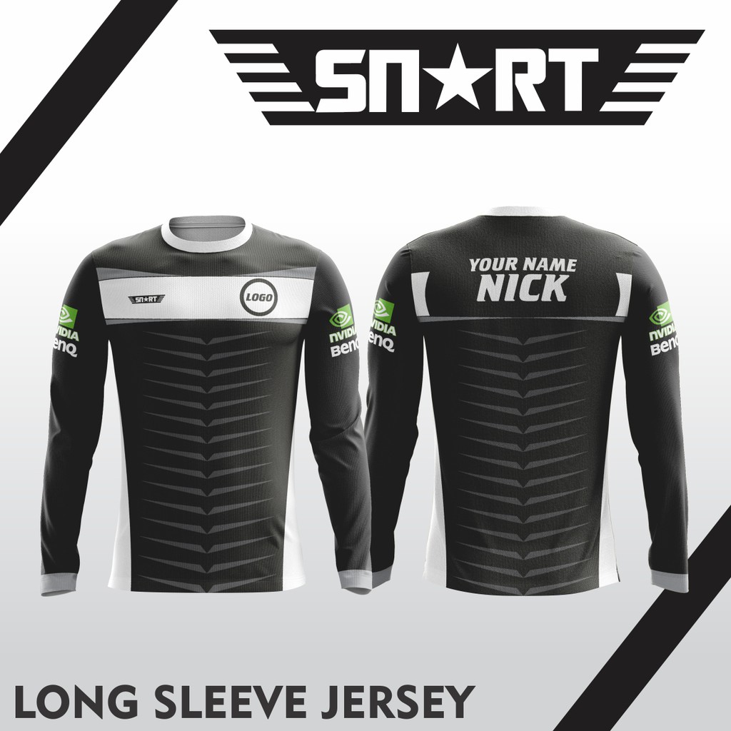 Kaos Baju Jersey Gaming Esport Freefire Ff Pubg Mobile Legends Mlbb Pb Lengan Panjang Shopee Indonesia