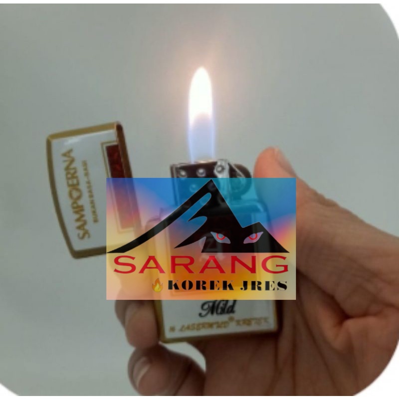 Korek Api Roda Cool The Lighter Motif Sampoerna Mild Merah