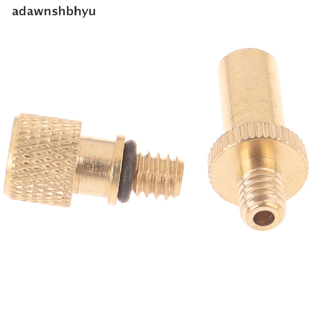 Kit Nozzle Pompa Inflator adawnshbhyu Presta Schrader Valve Adapter Adaptor Klep Sepeda