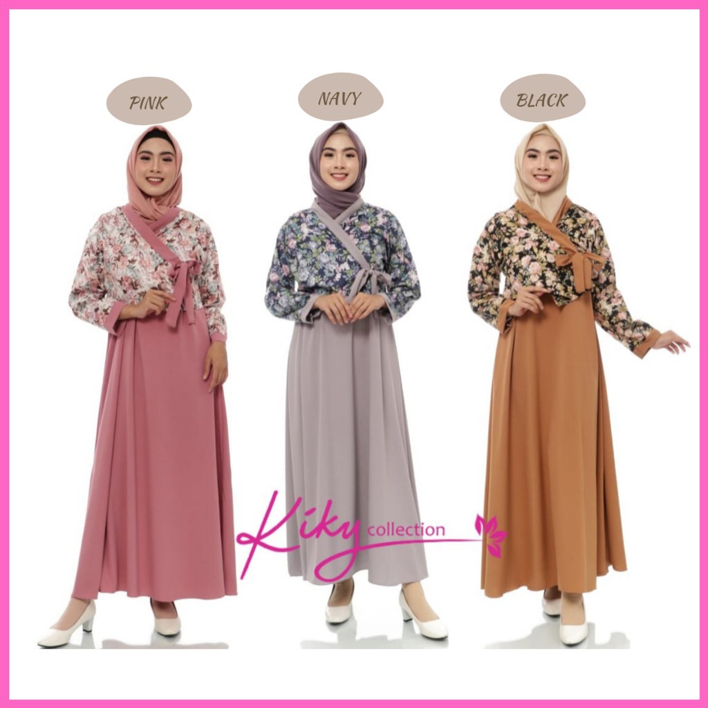 Gaun Dress Gamis Katun Jepang 100 % Tokai Model Hanbok Korea Modern Terbaru Kekinian KIKY COLLECTION