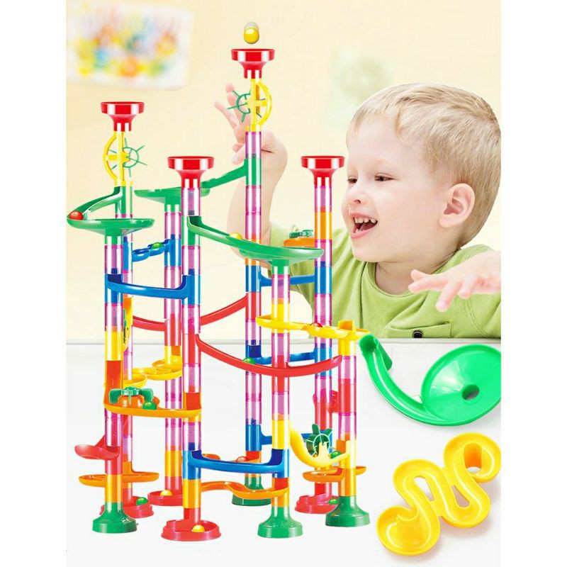 Marble run / marble race kelereng 105pc / 109pc