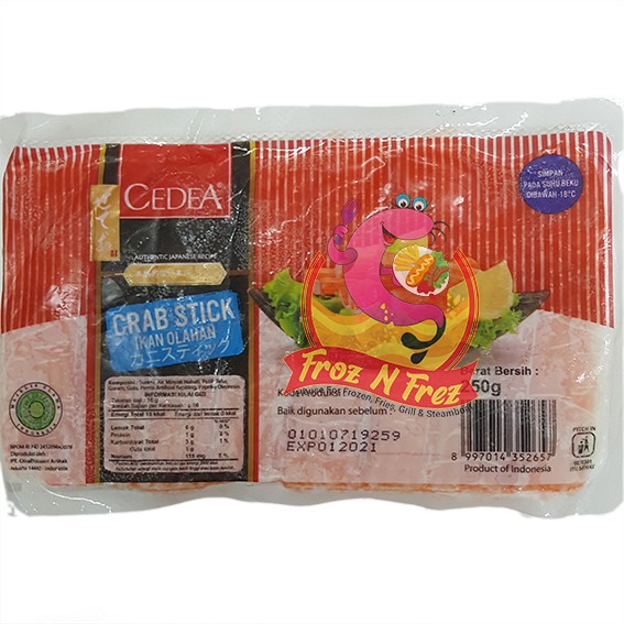 

CEDEA Crab Stick 250 Gram (16 Pcs)