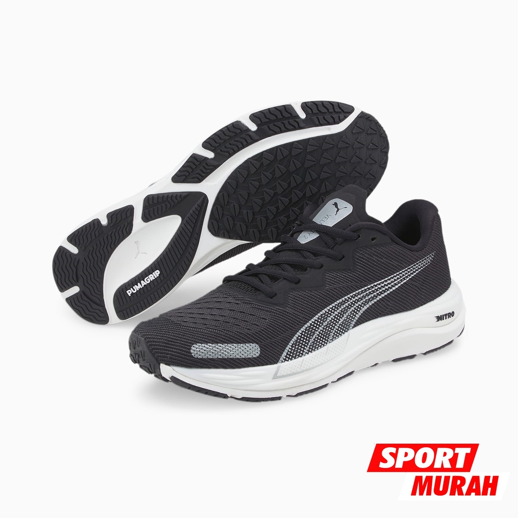 SEPATU RUNNING PRIA PUMA VELOCITY NITRO2 BLACK 533702