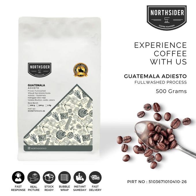 

BIJI KOPI ARABIKA GUATEMALA ADIESTO WASHED - 500GR NORTHSIDER COFFEE