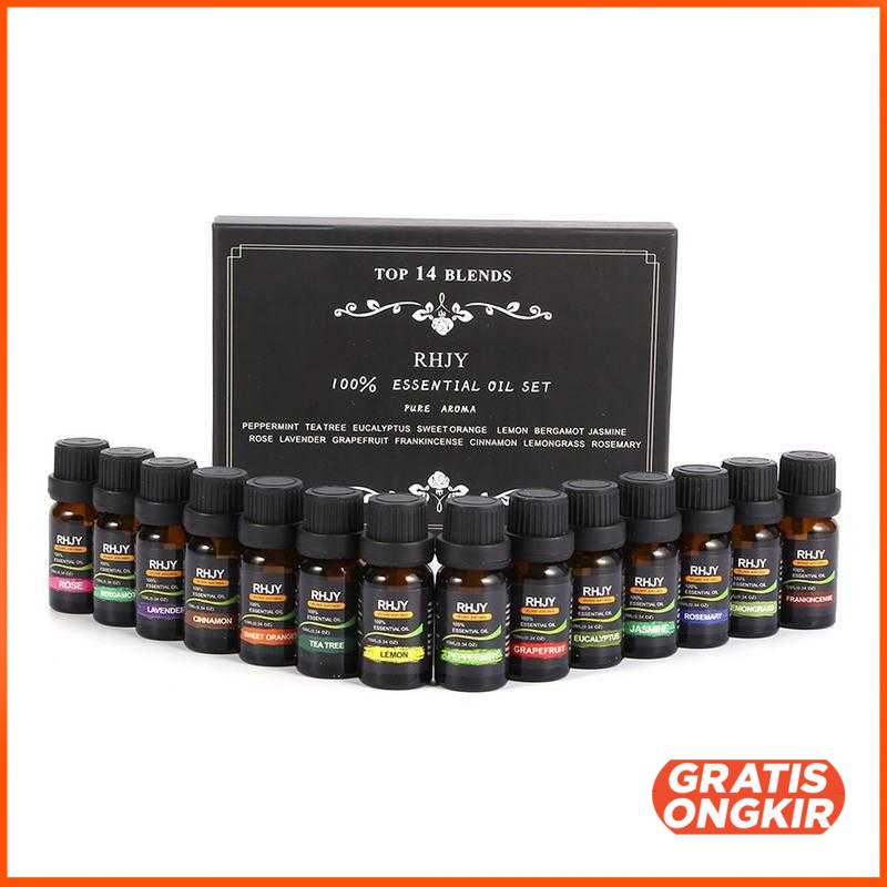 Set Essential Oils Minyak Aromatherapy 10ml 14PCS RH-14