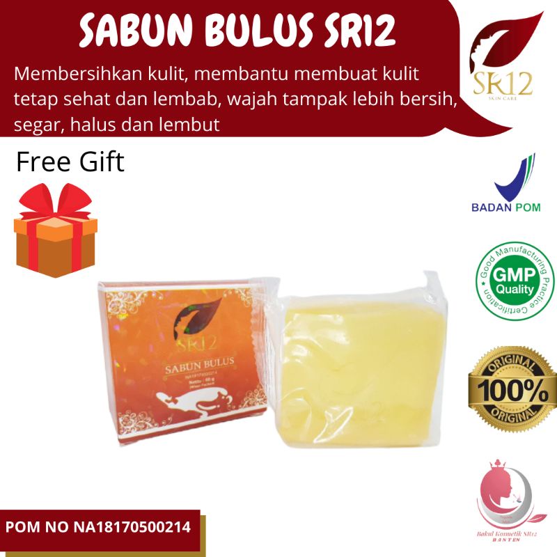 Sabun bulus SR12 Herbal Skincare Melembabkan Mencerahkan Menghaluskan Mengatasi Gatal-gatal Pada Ana