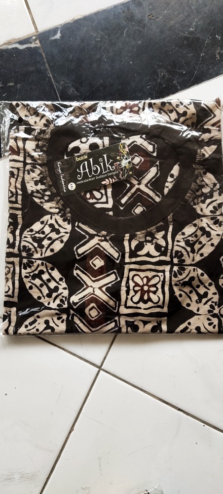 Kaos Oblong Batik Cap Asli Pekalongan Fullcotton Jamin Adem Original Produk