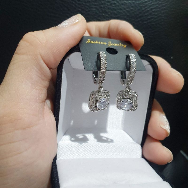 Anting Silver925 Perak Mata Kilau anting silver Anti Karat anti alergi premium Quality S014