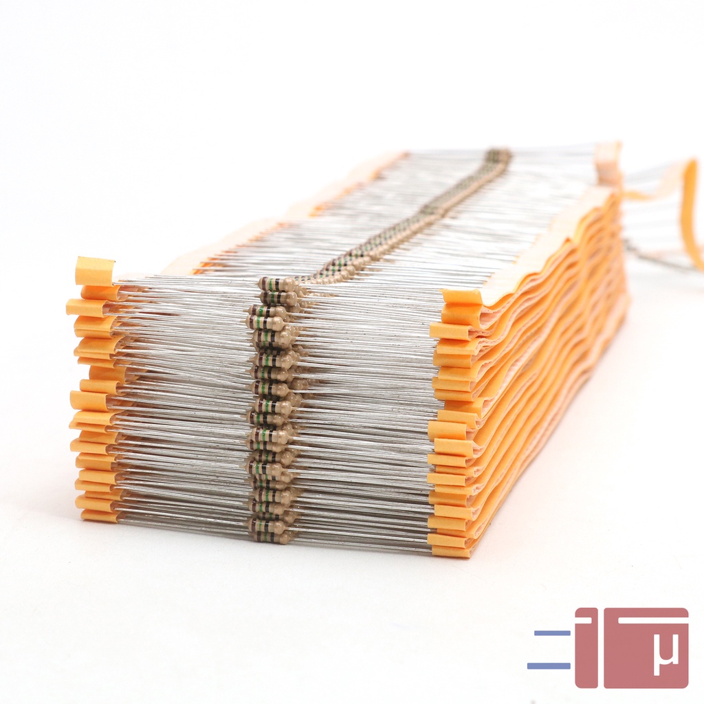 X10 Resistor 15R 15 Ohm 1/4W Karbon 5% Taiwan Kaki Tembaga