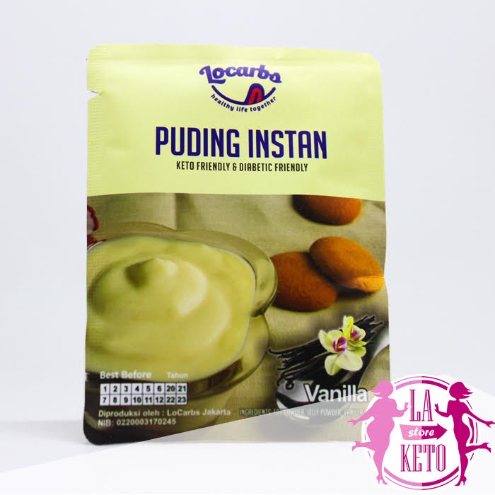 

LA KETO - VANILLA PUDING INSTAN | LOW CARB KETOFRIENDLY/5 PACK @14gr