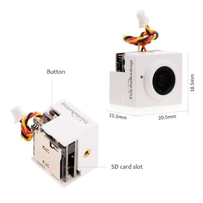 TERJAMIN AMAN Turbowing DVR CYCLOPS 3 v3 DVR camera fpv kamera video recorder