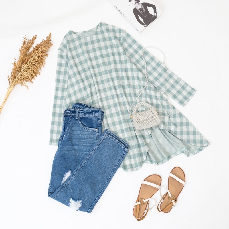 GINGHAM TOP