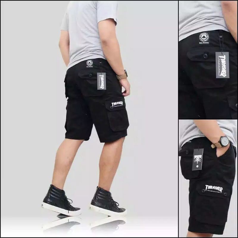 celana cargo pria pendek /cargo trasher/original produk