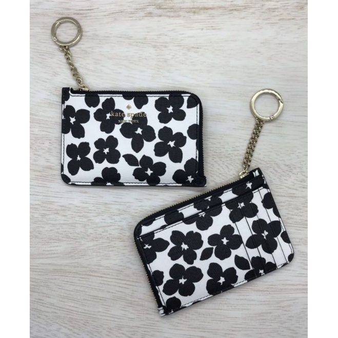 Dompet Kartu Kate Spade Ori Authentic / Medium Izip Darcy Graphic Card Holder Bloom Multi s