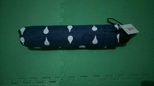 Jktumbrella / Payung Lipat 3 Dimensi Rintik Hujan / Grc - 3706