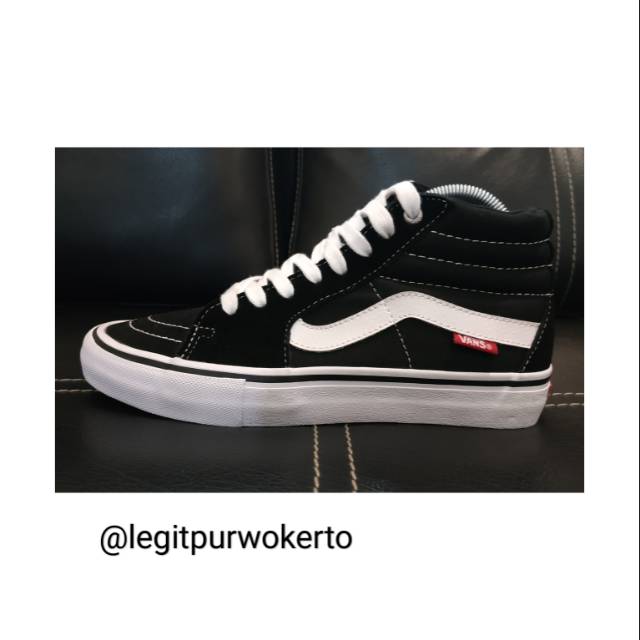 Vans SK8 Hi Pro Black White