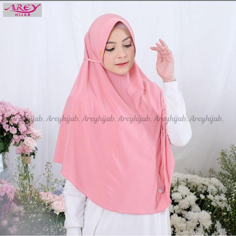 ORI AREY HIJAB KHIMAR FARAH PED TALI JUMBO PREMIUM ORIGINAL A REY JILBAB BERGO SELLY JUMBO KERUDUNG 