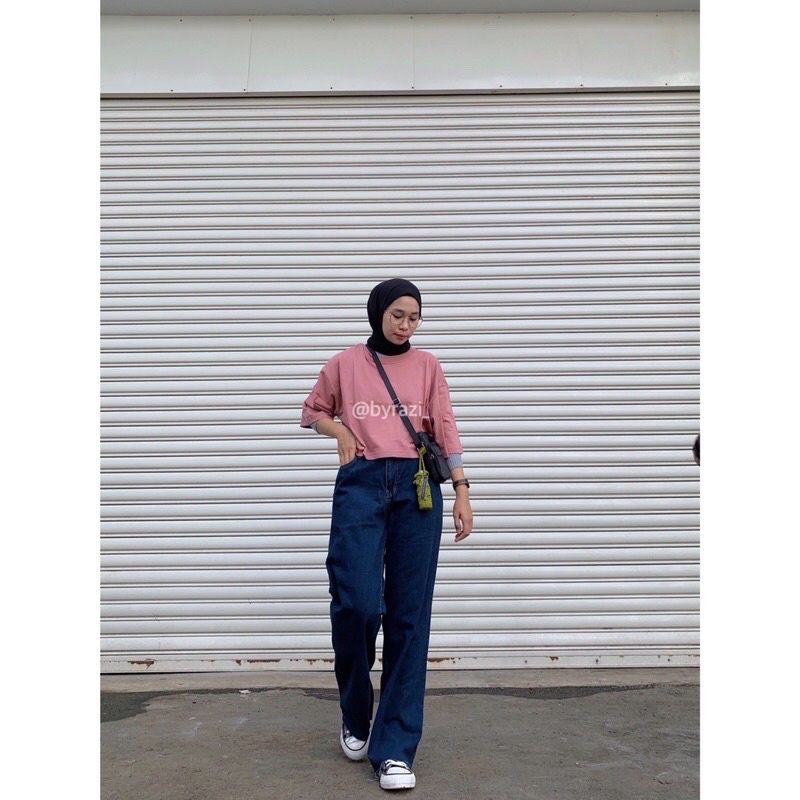 Kaos Oversize Croptop - Oversize Croptop byrazi_