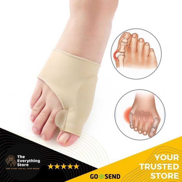 Bunion Corrector Hallux Valgus Terapi Big Toe Separator Silikon Insole