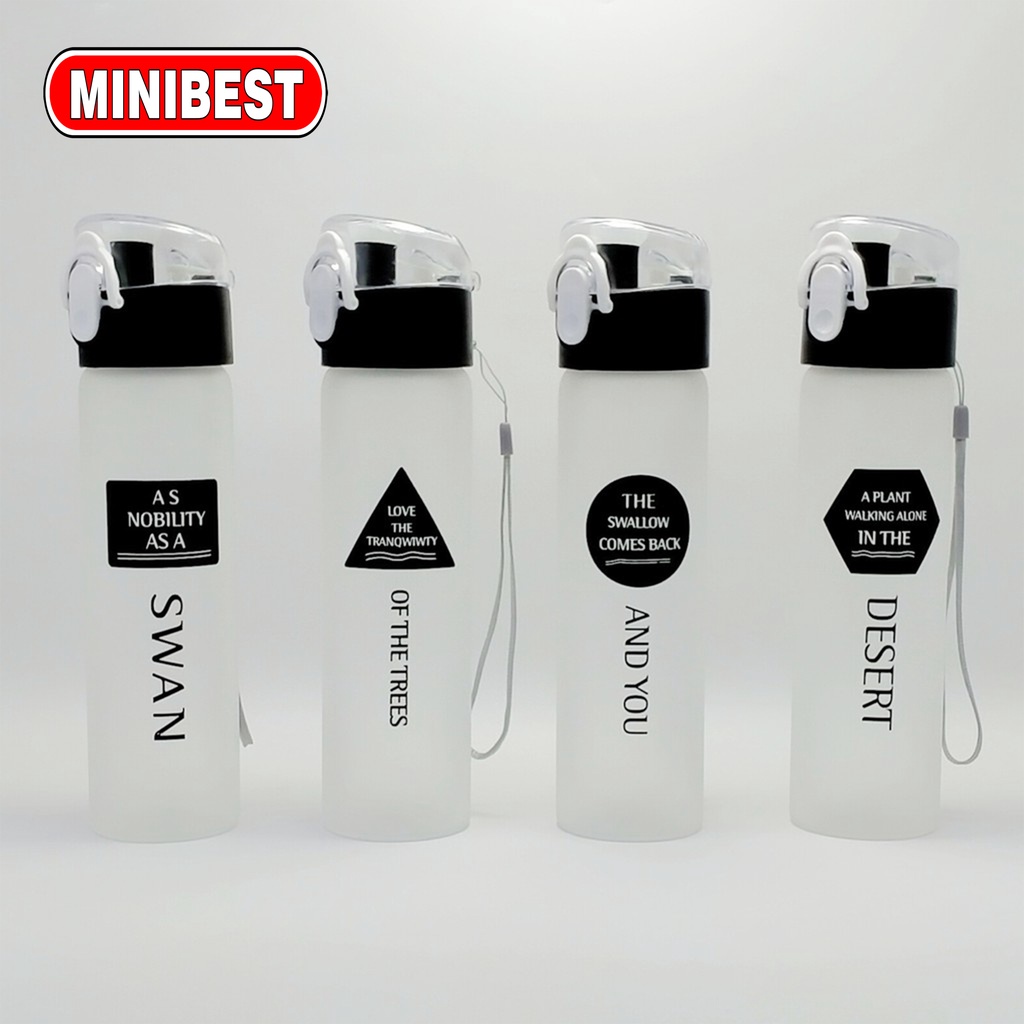 Botol Minum Kaca Tumbler kaca 400 ML